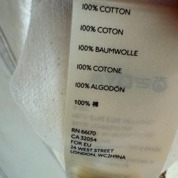 Free People Denim Skirt Size 27 We the Free Cream Cotton Midi Pencil Raw Hem - Picture 6 of 7